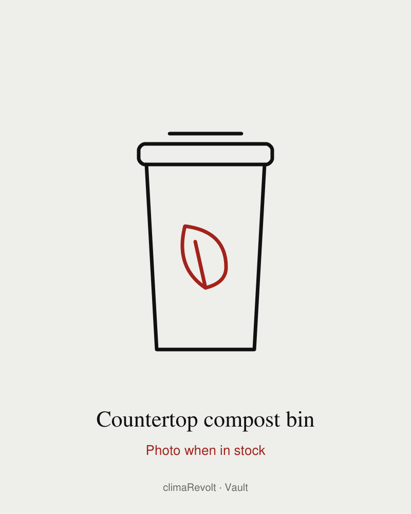 Countertop compost bin, 5 litres