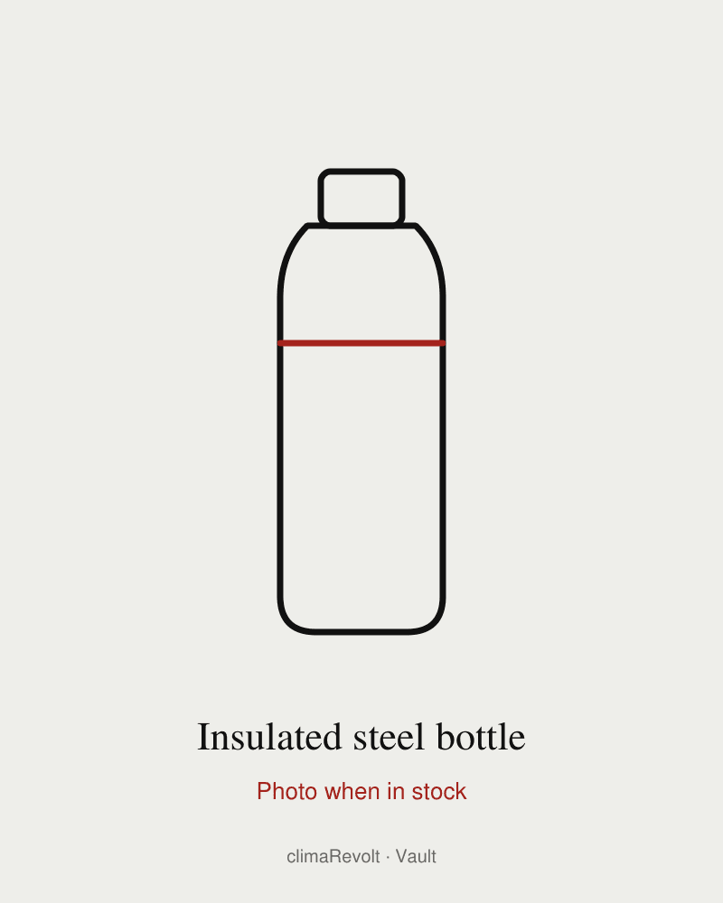 Insulated steel bottle, 750 ml